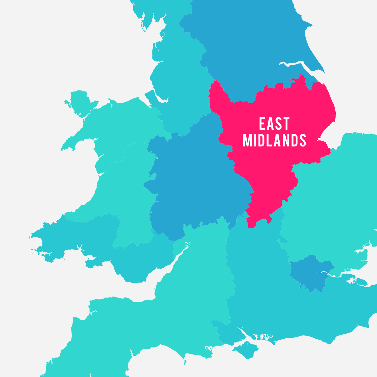 East Midlands Map 2